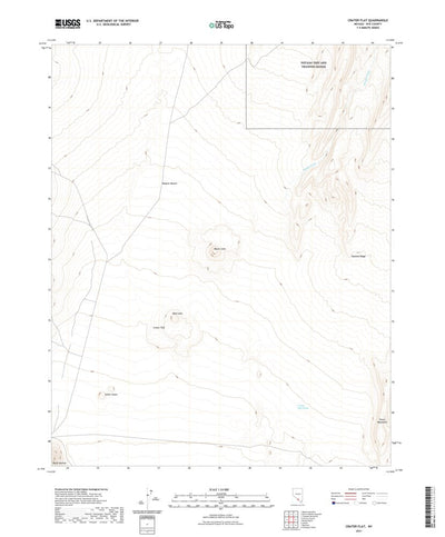 United States Geological Survey Crater Flat, NV (2021, 24000-Scale) digital map