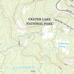 United States Geological Survey Crater Lake West, OR (2020, 24000-Scale) digital map
