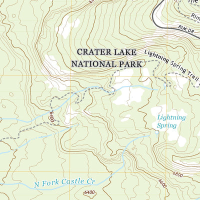 United States Geological Survey Crater Lake West, OR (2020, 24000-Scale) digital map