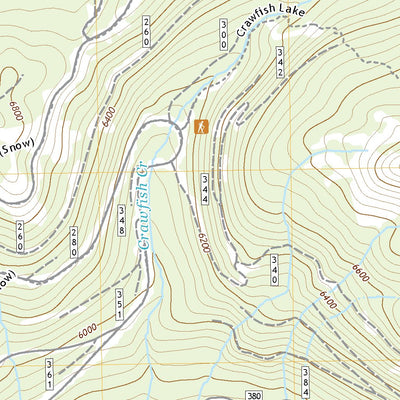 United States Geological Survey Crawfish Lake, OR (2020, 24000-Scale) digital map