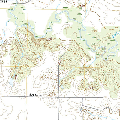 United States Geological Survey Crawfordsville, IA (2022, 24000-Scale) digital map