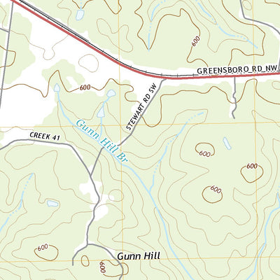 United States Geological Survey Crawfordville, GA (2020, 24000-Scale) digital map