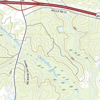 United States Geological Survey Crawfordville, GA (2020, 24000-Scale) digital map
