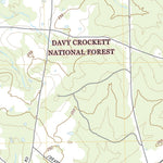 United States Geological Survey Crecy, TX (2022, 24000-Scale) digital map