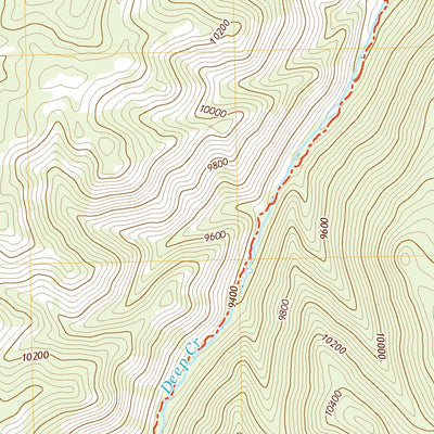 United States Geological Survey Creede, CO (2022, 24000-Scale) digital map