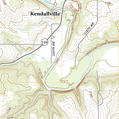 United States Geological Survey Cresco NE, IA (2022, 24000-Scale) digital map