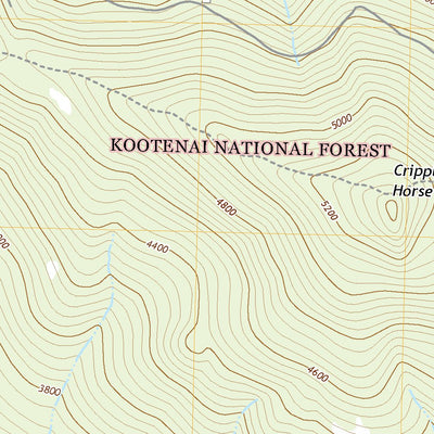 United States Geological Survey Cripple Horse Mountain, MT (2020, 24000-Scale) digital map