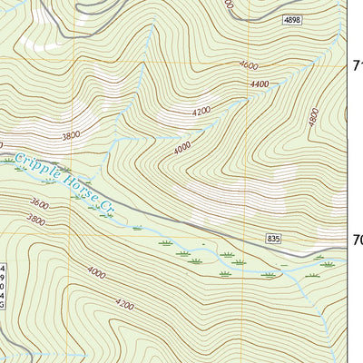 United States Geological Survey Cripple Horse Mountain, MT (2020, 24000-Scale) digital map