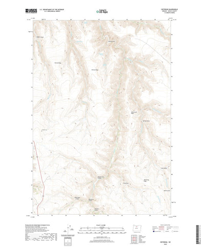 United States Geological Survey Criterion, OR (2020, 24000-Scale) digital map