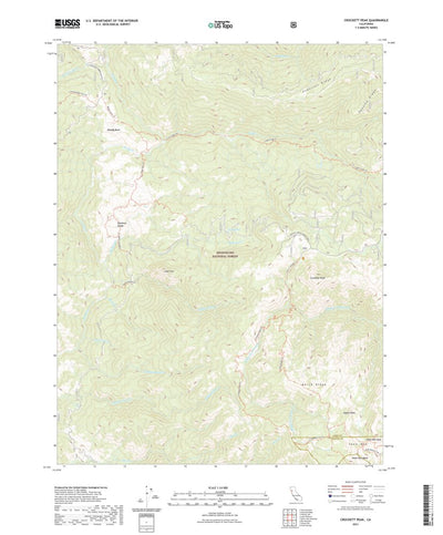 United States Geological Survey Crockett Peak, CA (2021, 24000-Scale) digital map