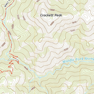 United States Geological Survey Crockett Peak, CA (2021, 24000-Scale) digital map