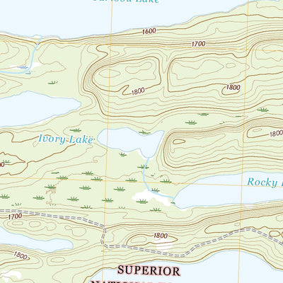 United States Geological Survey Crocodile Lake, MN (2022, 24000-Scale) digital map