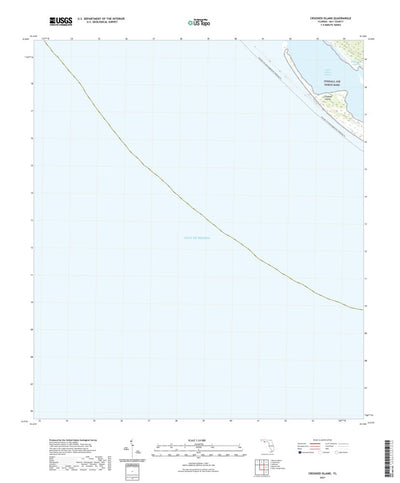 United States Geological Survey Crooked Island, FL (2021, 24000-Scale) digital map