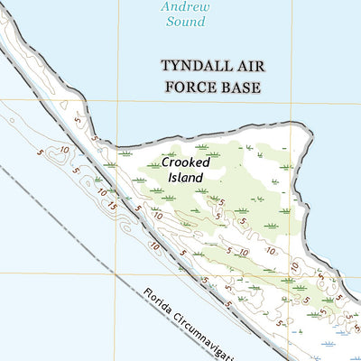 United States Geological Survey Crooked Island, FL (2021, 24000-Scale) digital map