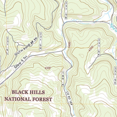 United States Geological Survey Crooks Tower, SD (2021, 24000-Scale) digital map