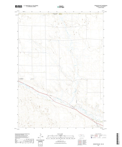 United States Geological Survey Crookston East, NE (2021, 24000-Scale) digital map