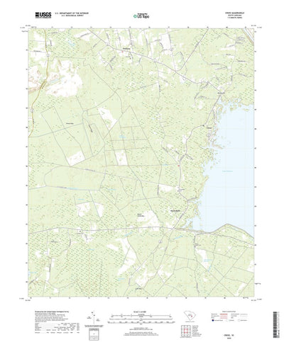 United States Geological Survey Cross, SC (2020, 24000-Scale) digital map