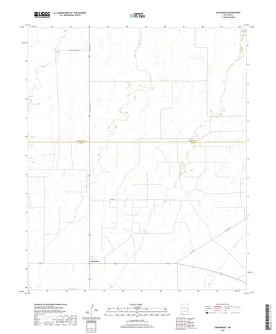 United States Geological Survey Crossroads, NM (2020, 24000-Scale) digital map
