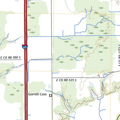 United States Geological Survey Crothersville, IN (2022, 24000-Scale) digital map