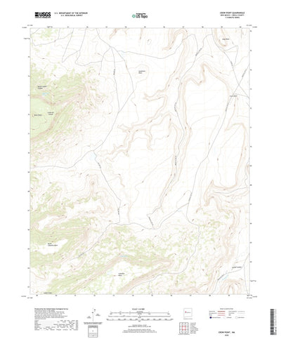 United States Geological Survey Crow Point, NM (2020, 24000-Scale) digital map