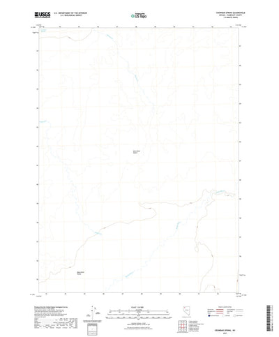 United States Geological Survey Crowbar Spring, NV (2021, 24000-Scale) digital map