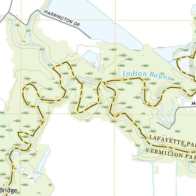 United States Geological Survey Crowley East, LA (2020, 24000-Scale) digital map