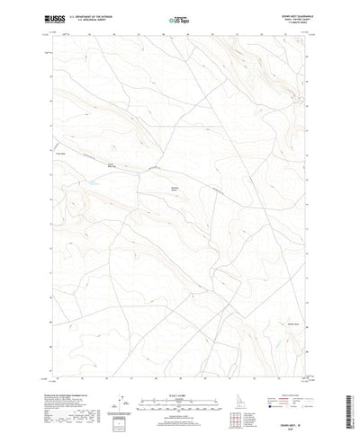 United States Geological Survey Crows Nest, ID (2020, 24000-Scale) digital map