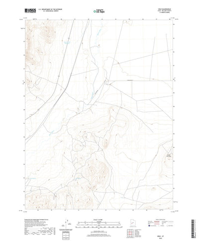 United States Geological Survey Cruz, UT (2020, 24000-Scale) digital map