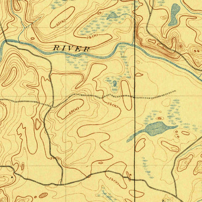 United States Geological Survey Crystal Falls, MI-WI (1899, 62500-Scale) digital map