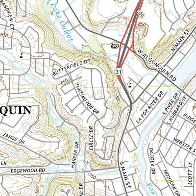 United States Geological Survey Crystal Lake, IL (2021, 24000-Scale) digital map