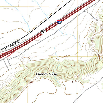 United States Geological Survey Cuervo, NM (2020, 24000-Scale) digital map