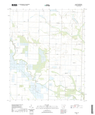 United States Geological Survey Culler, AR (2020, 24000-Scale) digital map