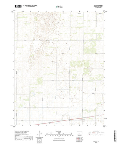 United States Geological Survey Cullison, KS (2022, 24000-Scale) digital map