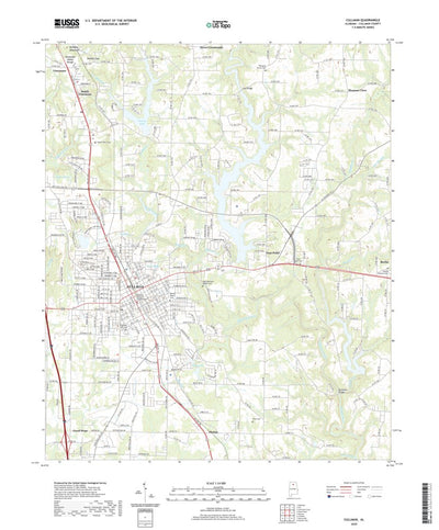United States Geological Survey Cullman, AL (2020, 24000-Scale) digital map