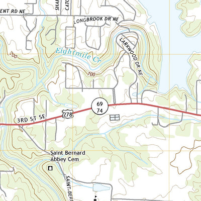 United States Geological Survey Cullman, AL (2020, 24000-Scale) digital map