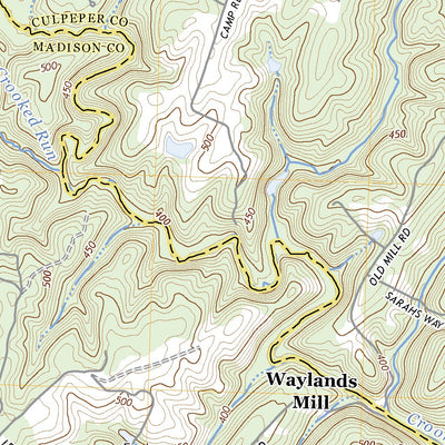 United States Geological Survey Culpeper West, VA (2022, 24000-Scale) digital map