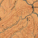 United States Geological Survey Cumberland Gap, KY-TN-VA (1886, 125000-Scale) digital map