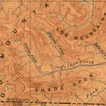 United States Geological Survey Cumberland Gap, KY-TN-VA (1886, 125000-Scale) digital map