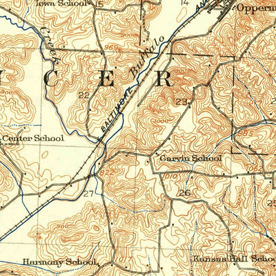 United States Geological Survey Cumberland, OH (1911, 62500-Scale) digital map