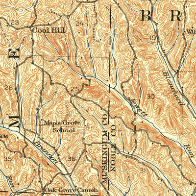 United States Geological Survey Cumberland, OH (1911, 62500-Scale) digital map