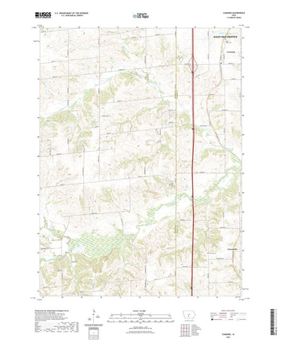 United States Geological Survey Cumming, IA (2022, 24000-Scale) digital map
