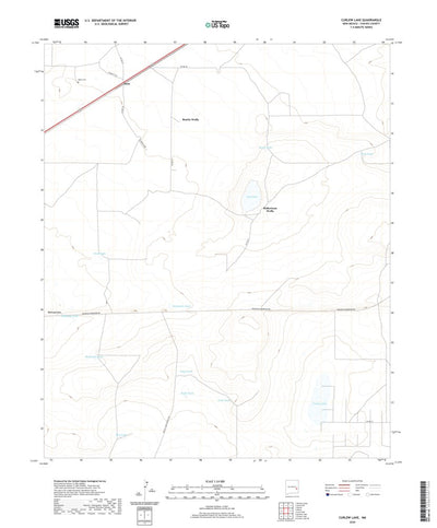 United States Geological Survey Curlew Lake, NM (2020, 24000-Scale) digital map