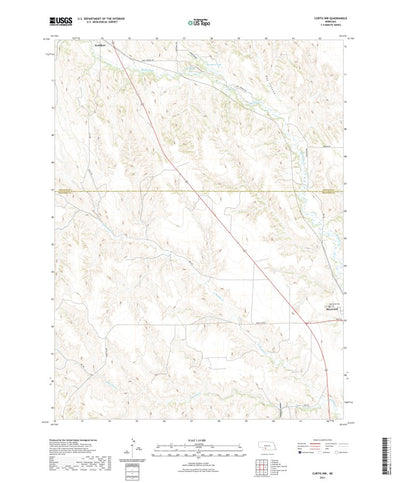 United States Geological Survey Curtis NW, NE (2021, 24000-Scale) digital map