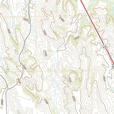 United States Geological Survey Curtis NW, NE (2021, 24000-Scale) digital map