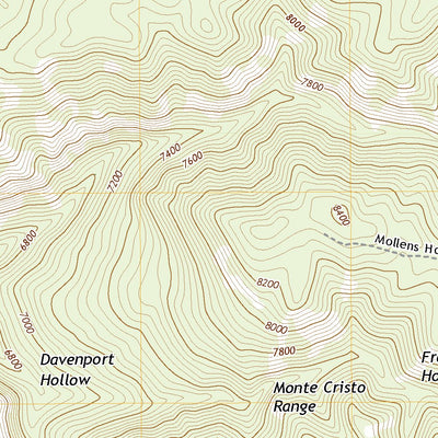 United States Geological Survey Curtis Ridge, UT (2020, 24000-Scale) digital map