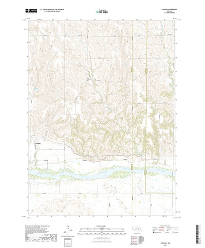 United States Geological Survey Cushing, NE (2021, 24000-Scale) digital map