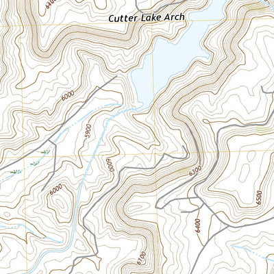 United States Geological Survey Cutter Canyon, NM (2020, 24000-Scale) digital map