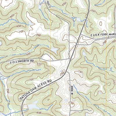 United States Geological Survey Cuzco, IN (2022, 24000-Scale) digital map