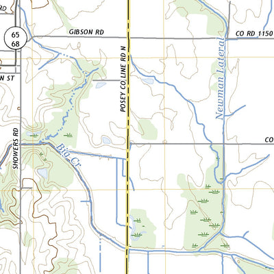 United States Geological Survey Cynthiana, IN (2022, 24000-Scale) digital map