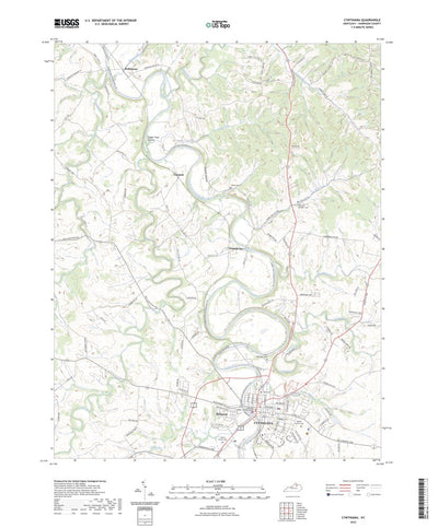 United States Geological Survey Cynthiana, KY (2022, 24000-Scale) digital map